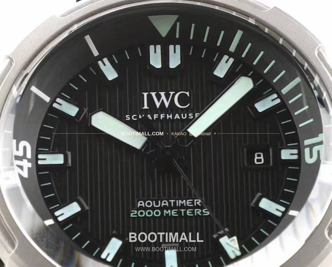 IWC 아쿠아타이머 딥 투 씨 티타늄 블랙다이얼 오토매틱 IWC Aquatimer Deep Two Titanium Black Dial Automatic 46mm 5