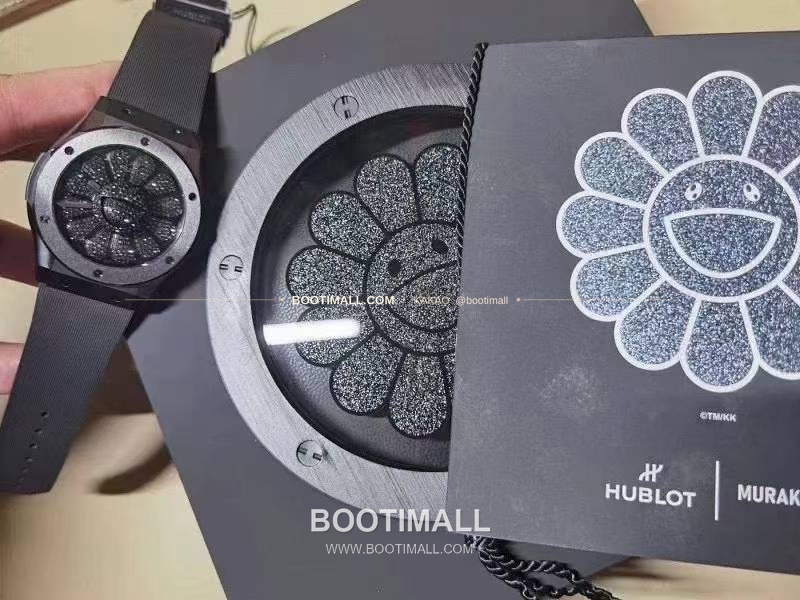 위블로 클래식 퓨전 무라카미 타카시 선플라워 블랙 다이아 오토매틱 Hublot Classic Fusion Takashi Murakami Sunflower Black Diamond Automatic 507.CX.9000.RX.TAK21 45mm 6