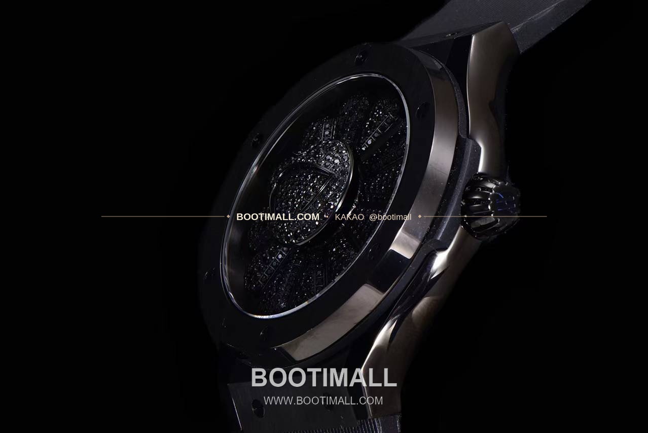 위블로 클래식 퓨전 무라카미 타카시 선플라워 블랙 다이아 오토매틱 Hublot Classic Fusion Takashi Murakami Sunflower Black Diamond Automatic 507.CX.9000.RX.TAK21 45mm 12