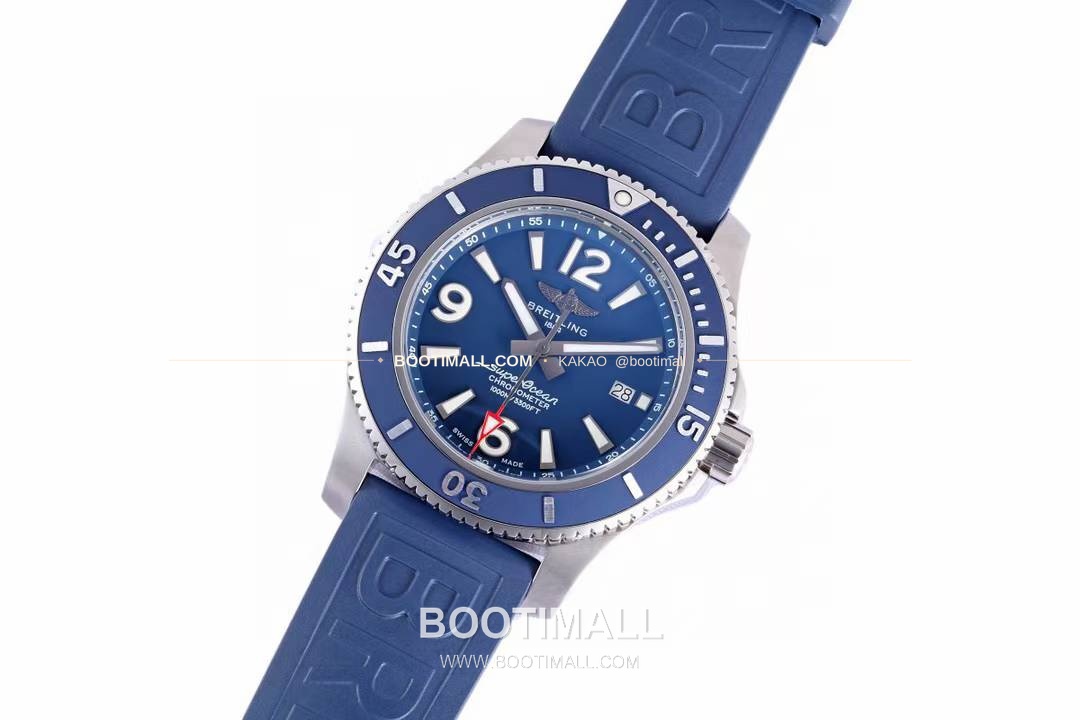 브라이틀링 슈퍼오션 스틸 블랙다이얼 다이버 오토매틱 Breitling Superocean Steel Black Dial Diver Automatic 42mm 2