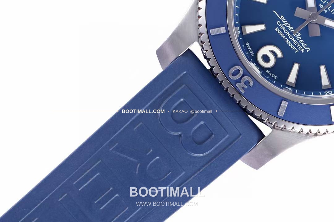 브라이틀링 슈퍼오션 스틸 블랙다이얼 다이버 오토매틱 Breitling Superocean Steel Black Dial Diver Automatic 42mm 5