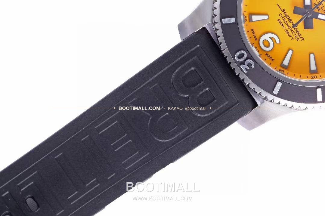 브라이틀링 슈퍼오션 스틸 블랙다이얼 다이버 오토매틱 Breitling Superocean Steel Black Dial Diver Automatic 42mm 5