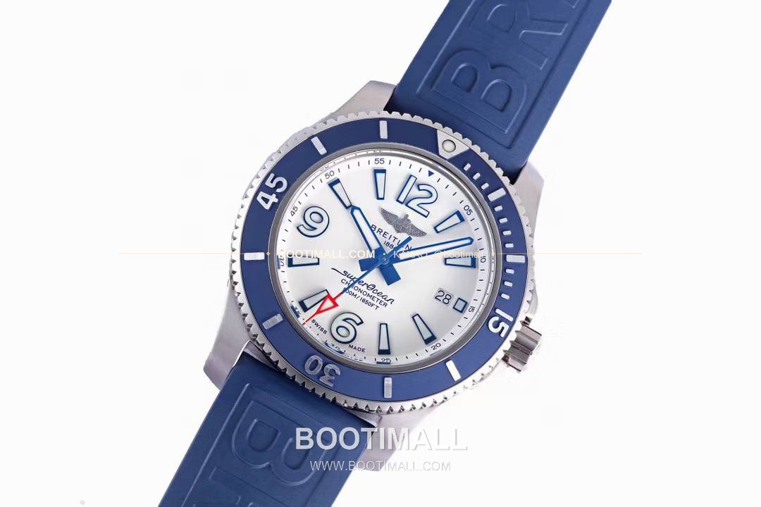 브라이틀링 슈퍼오션 스틸 블랙다이얼 다이버 오토매틱 Breitling Superocean Steel Black Dial Diver Automatic 42mm 2