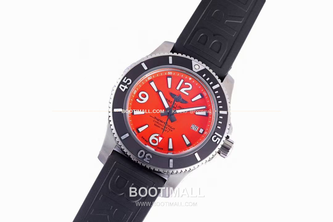 브라이틀링 슈퍼오션 스틸 블랙다이얼 다이버 오토매틱 Breitling Superocean Steel Black Dial Diver Automatic 42mm 2