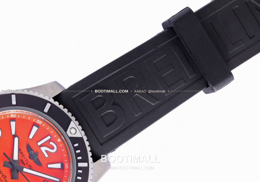 브라이틀링 슈퍼오션 스틸 블랙다이얼 다이버 오토매틱 Breitling Superocean Steel Black Dial Diver Automatic 42mm 6