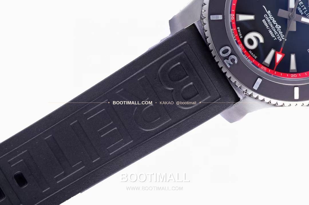 브라이틀링 슈퍼오션 스틸 블랙다이얼 다이버 오토매틱 Breitling Superocean Steel Black Dial Diver Automatic 42mm 5