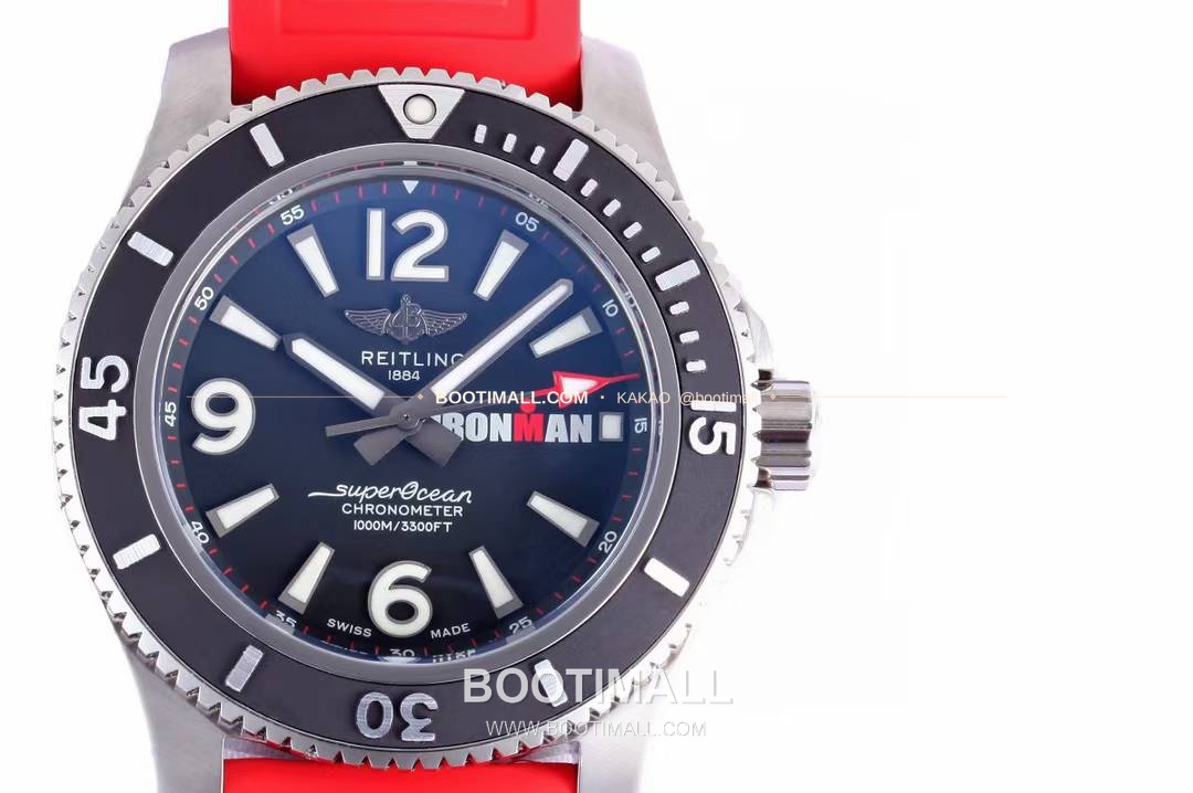 브라이틀링 슈퍼오션 스틸 블랙다이얼 다이버 오토매틱 Breitling Superocean Steel Black Dial Diver Automatic 42mm 4