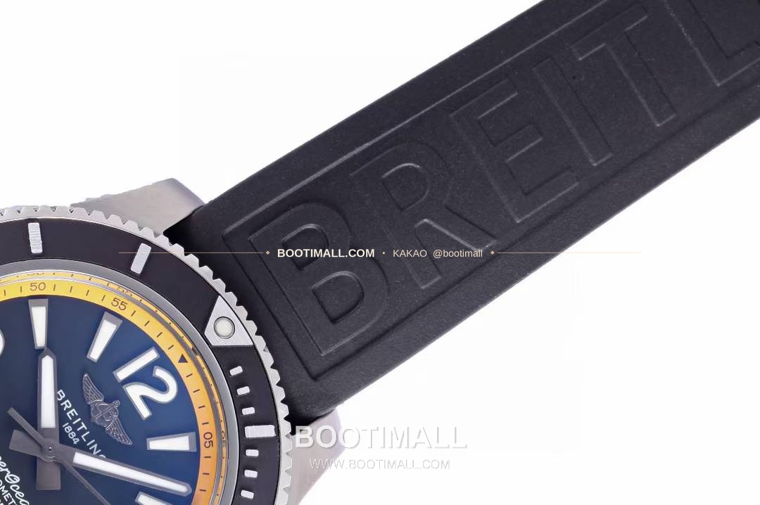 브라이틀링 슈퍼오션 스틸 블랙다이얼 다이버 오토매틱 Breitling Superocean Steel Black Dial Diver Automatic 42mm 6