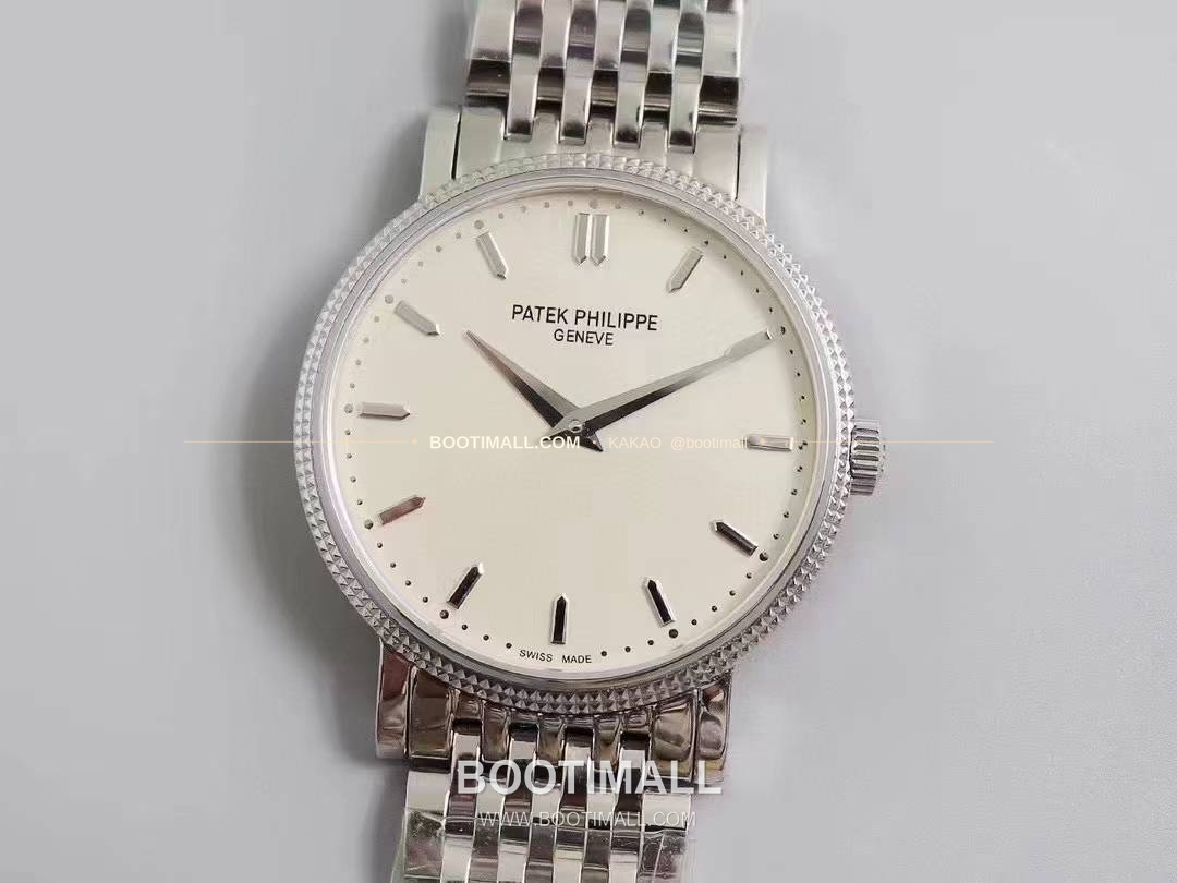 파텍필립 칼라트라바 화이트다이얼 로만인덱스 울트라씬 오토매틱 Patek Philippe Calatrava White Dial Roman Index Ultra Thin Automatic 5120G 38mm 1