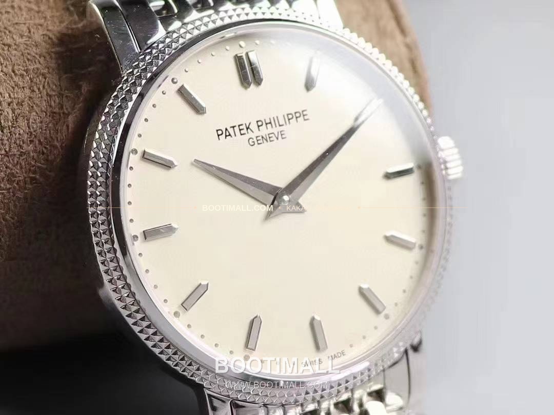 파텍필립 칼라트라바 화이트다이얼 로만인덱스 울트라씬 오토매틱 Patek Philippe Calatrava White Dial Roman Index Ultra Thin Automatic 5120G 38mm 3