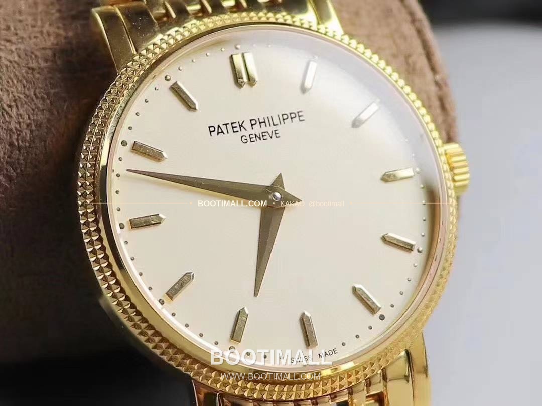파텍필립 칼라트라바 화이트다이얼 로만인덱스 울트라씬 오토매틱 Patek Philippe Calatrava White Dial Roman Index Ultra Thin Automatic 5120G 38mm 4