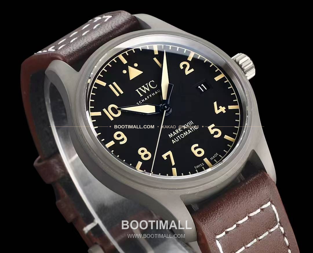 IWC 파일럿 마크18 티타늄 블랙다이얼 오토매틱 IWC Pilot Mark XVIII Titanium Black Dial Automatic IW327006 40mm 2