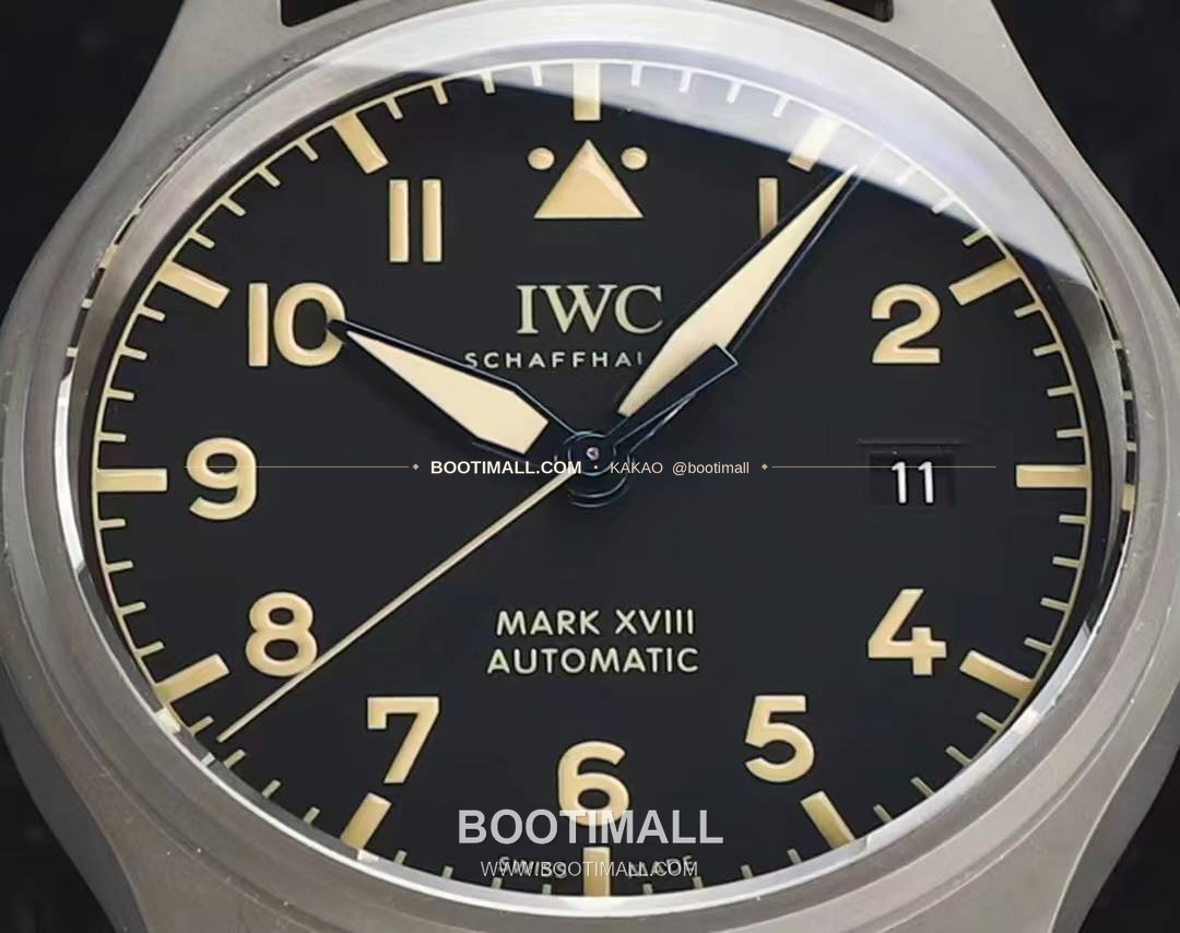 IWC 파일럿 마크18 티타늄 블랙다이얼 오토매틱 IWC Pilot Mark XVIII Titanium Black Dial Automatic IW327006 40mm 5