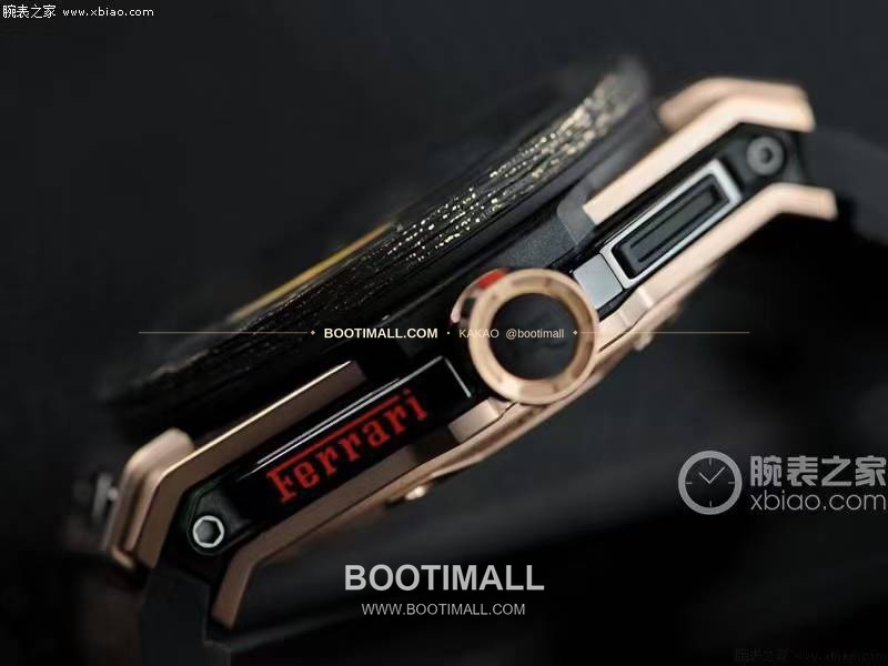 위블로 빅뱅 페라리 카본 티타늄 스켈레톤 크로노그래프 오토매틱 Hublot Big Bang Ferrari Carbon Titanium Skeleton Chronograph Automatic 401.OQ.0123.VR 45mm 6