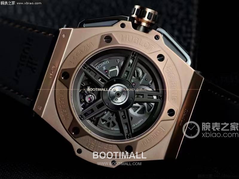 위블로 빅뱅 페라리 카본 티타늄 스켈레톤 크로노그래프 오토매틱 Hublot Big Bang Ferrari Carbon Titanium Skeleton Chronograph Automatic 401.OQ.0123.VR 45mm 8