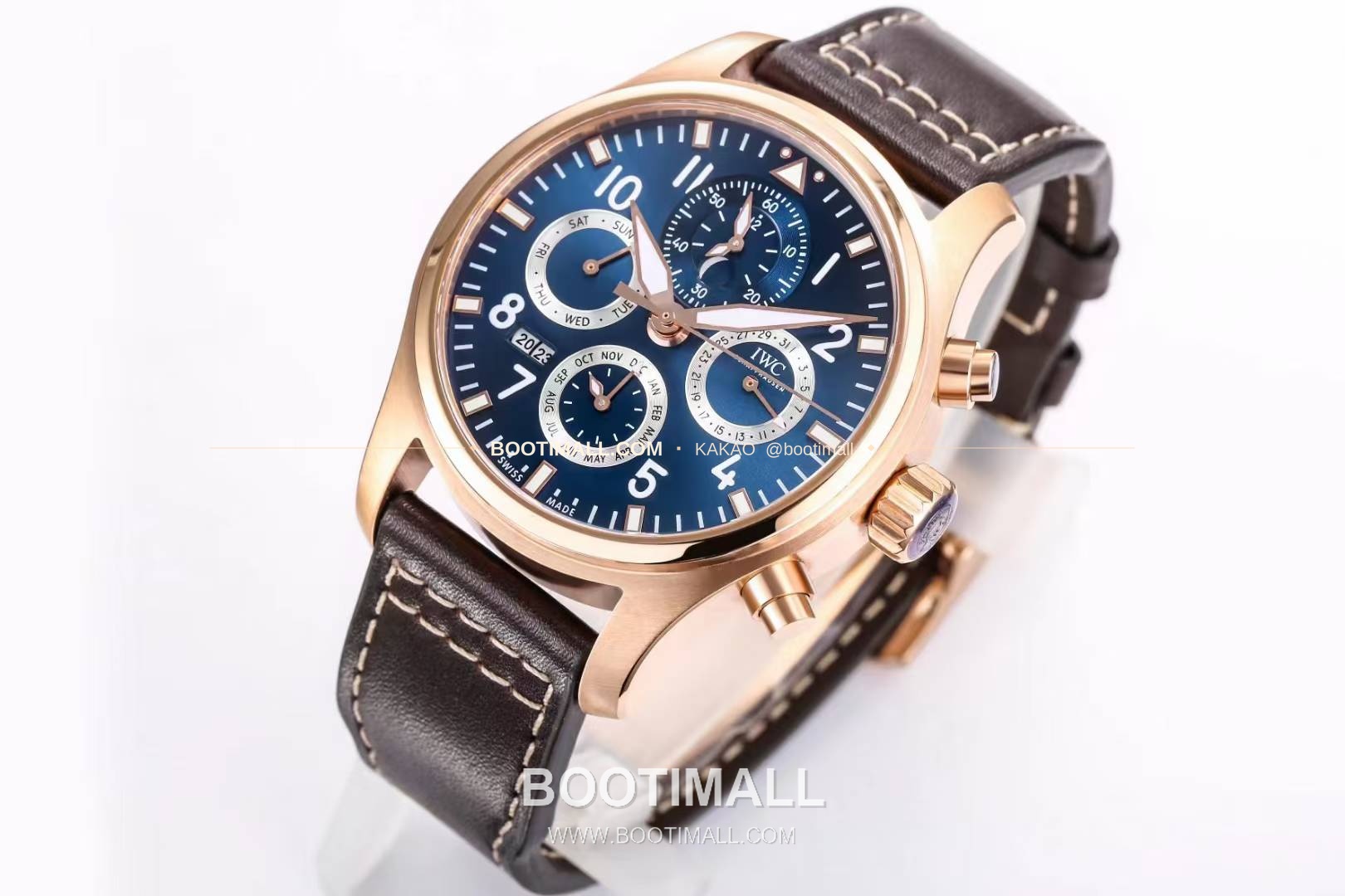 IWC 빅파일럿 퍼페추얼 캘린더 “어린왕자” 블루다이얼 오토매틱 IWC Big Pilot Perpetual Calendar “Le Petit Prince” Blue Dial Automatic IW392202 42mm 4