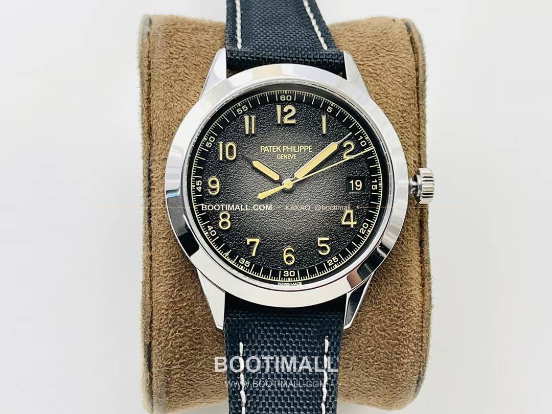 파텍필립 칼라트라바 클루 드 파리 카본그레이 다이얼 오토매틱 Patek Philippe Calatrava Clous de Paris Charcoal Grey Dial Automatic Ref.5226G-001 40mm 1