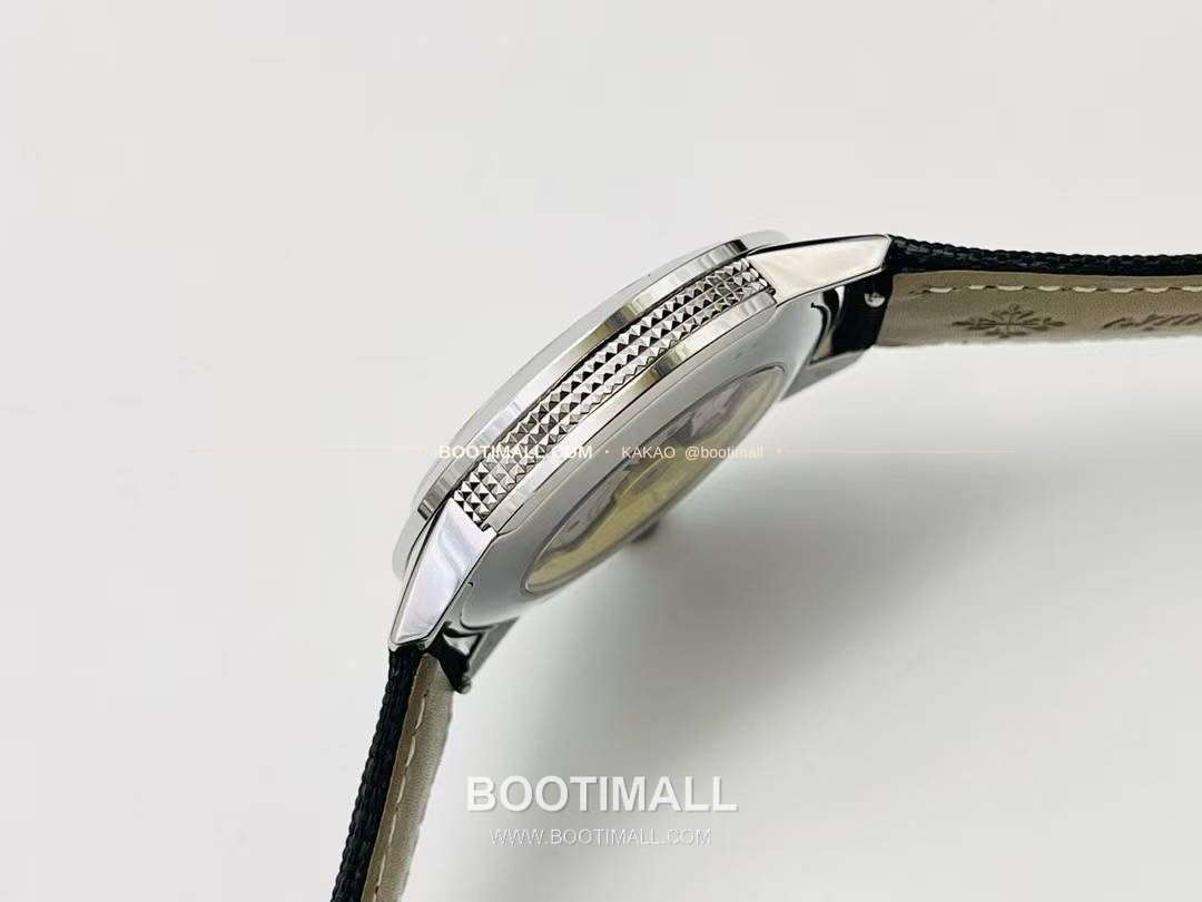 파텍필립 칼라트라바 클루 드 파리 카본그레이 다이얼 오토매틱 Patek Philippe Calatrava Clous de Paris Charcoal Grey Dial Automatic Ref.5226G-001 40mm 6