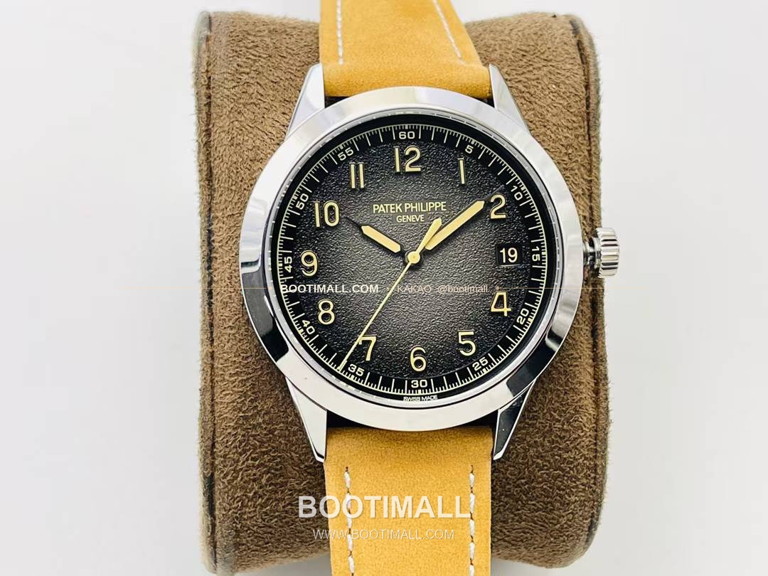 파텍필립 칼라트라바 클루 드 파리 카본그레이 다이얼 오토매틱 Patek Philippe Calatrava Clous de Paris Charcoal Grey Dial Automatic Ref.5226G-001 40mm 1