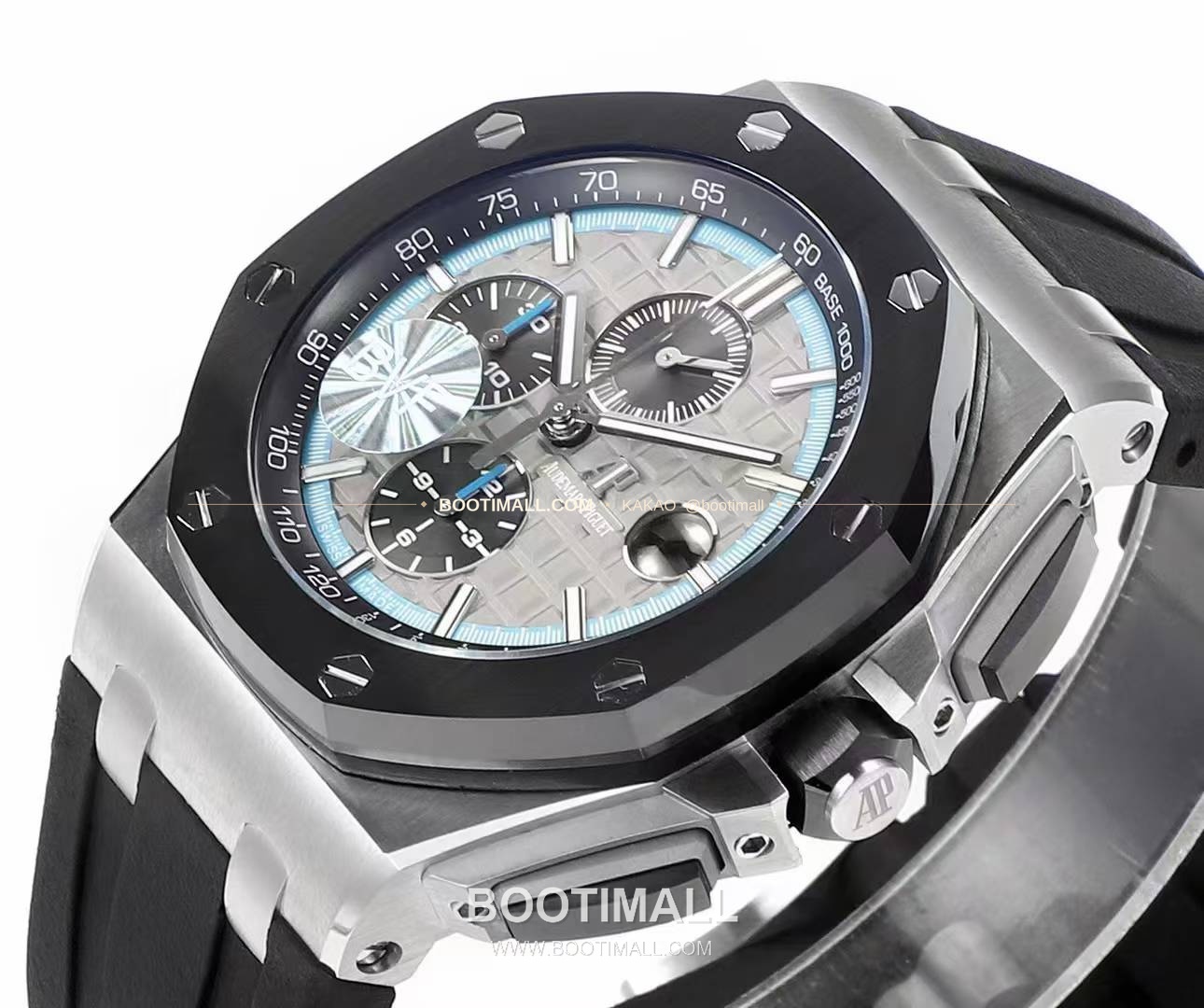 오데마피게 로열오크 오프쇼어 크로노그래프 플래티넘 톤 세라믹 베젤 오토매틱 Audemars Piguet Royal Oak Offshore Chronograph Platinum Tone Ceramic Bezel Automatic 26400 44mm 4