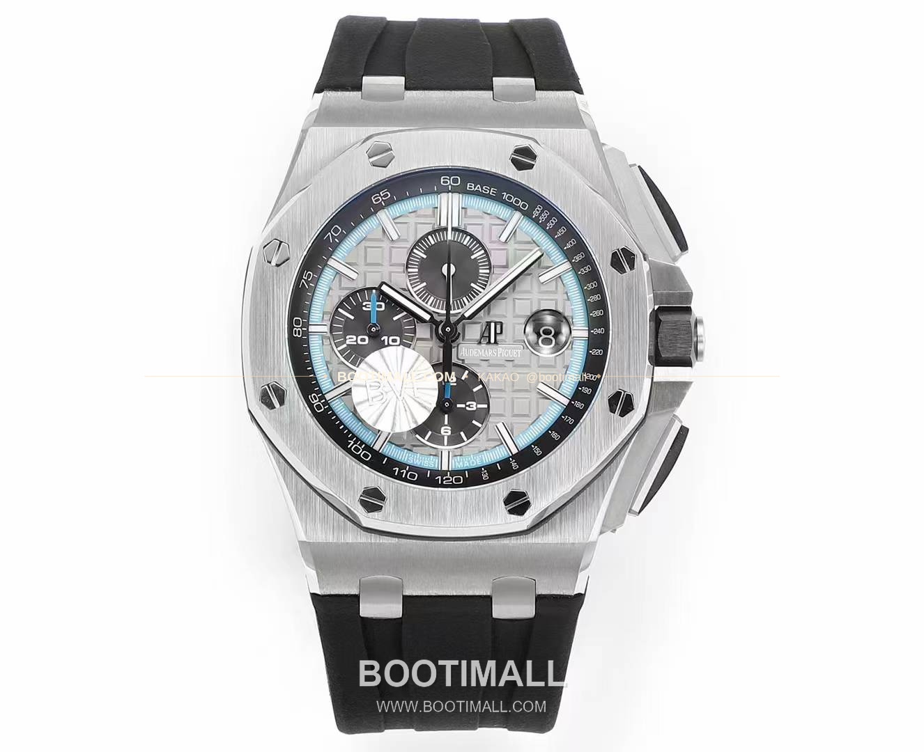 오데마피게 로열오크 오프쇼어 크로노그래프 플래티넘 톤 세라믹 베젤 오토매틱 Audemars Piguet Royal Oak Offshore Chronograph Platinum Tone Ceramic Bezel Automatic 26400 44mm 1