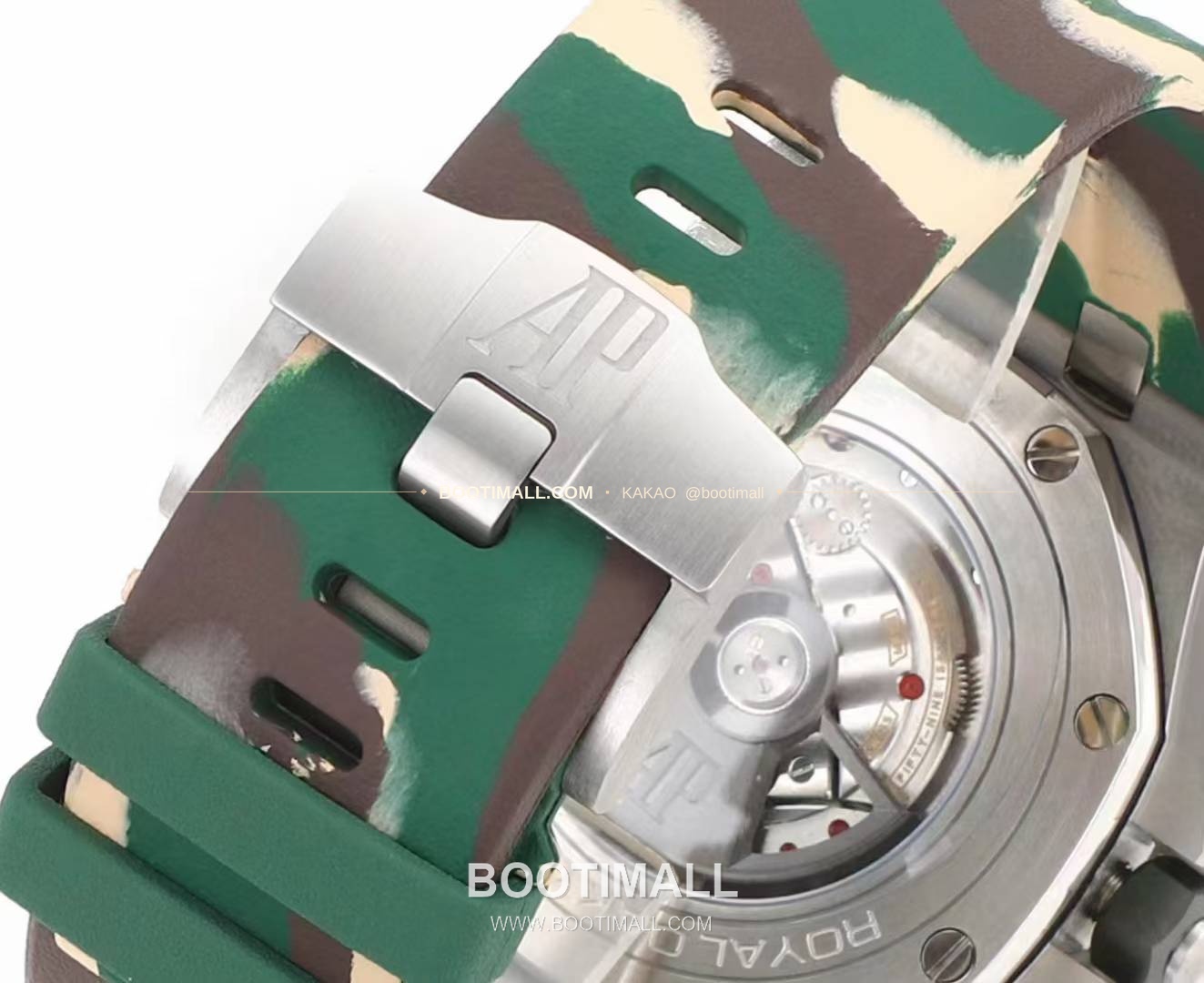 오데마피게 로열오크 오프쇼어 크로노그래프 플래티넘 톤 세라믹 베젤 오토매틱 Audemars Piguet Royal Oak Offshore Chronograph Platinum Tone Ceramic Bezel Automatic 26400 44mm 9