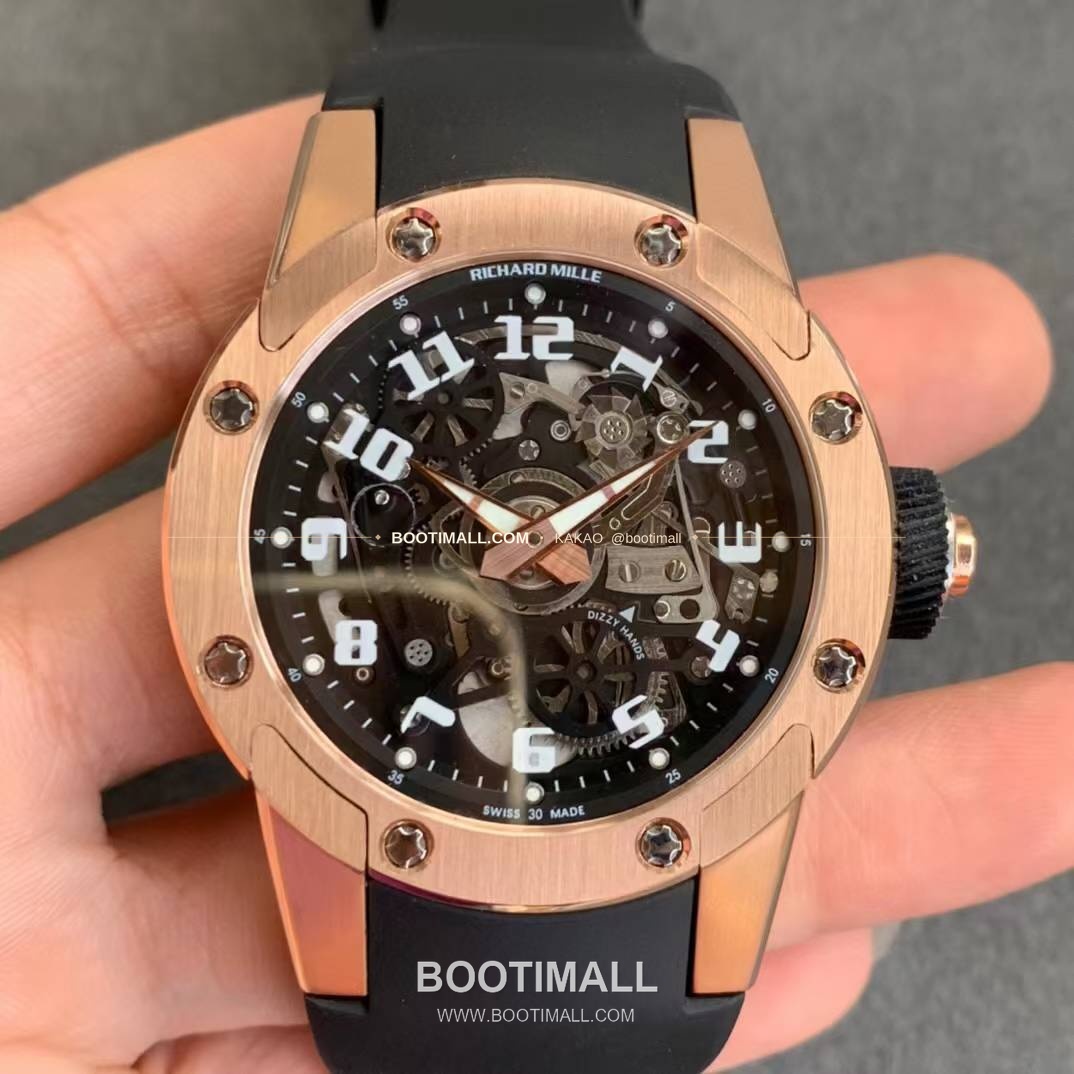 리차드밀 RM63-01 디지 핸즈 스켈레톤 라운드 오토매틱 Richard Mille RM63-01 Dizzy Hands Skeleton Round Automatic 42.7mm 1