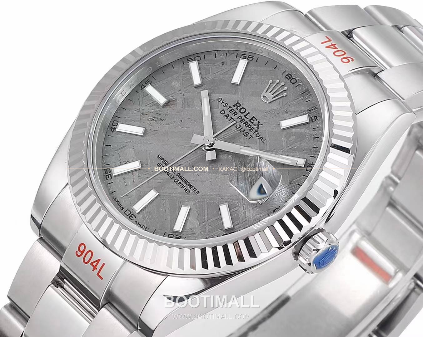 롤렉스 데이트저스트 904L스틸 천연보석다이얼 오토매틱 Rolex Datejust 904L Steel Natural Stone Dial Automatic 41mm 5