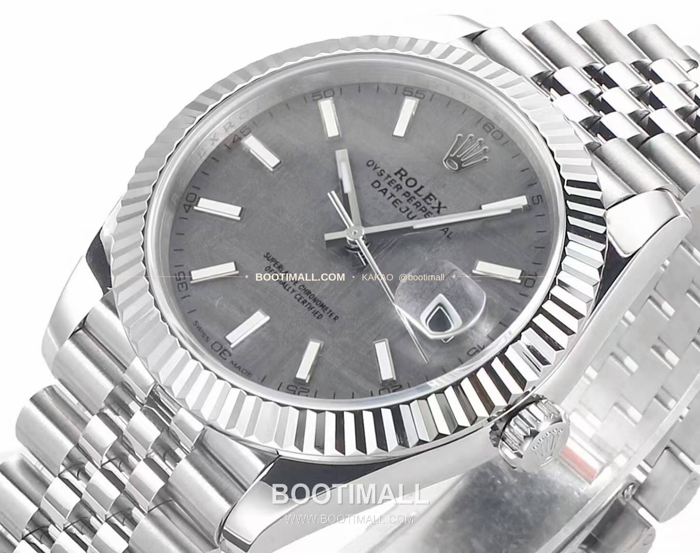 롤렉스 데이트저스트 904L스틸 천연보석다이얼 오토매틱 Rolex Datejust 904L Steel Natural Stone Dial Automatic 41mm 4