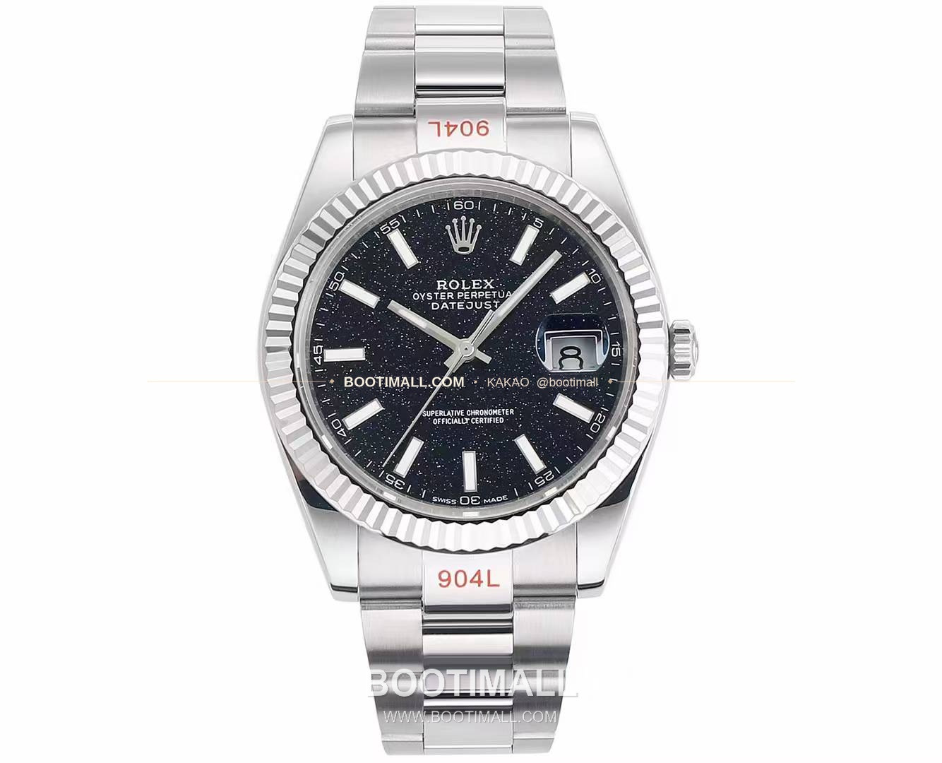 롤렉스 데이트저스트 904L스틸 천연보석다이얼 오토매틱 Rolex Datejust 904L Steel Natural Stone Dial Automatic 41mm 1