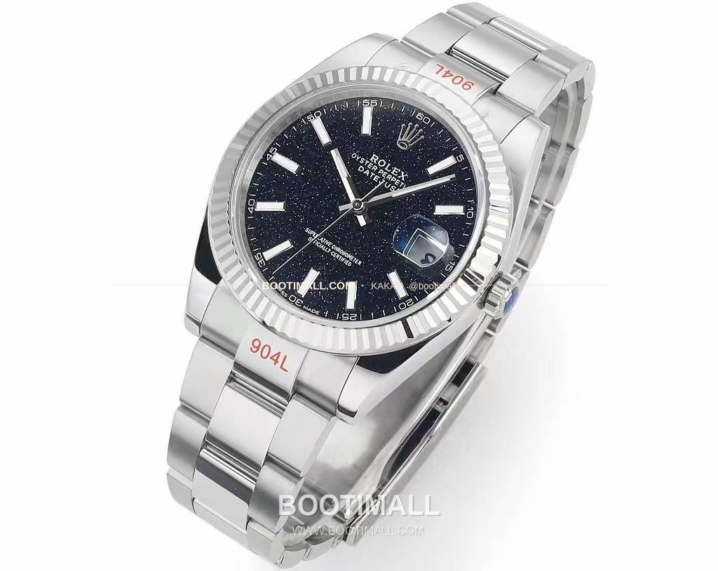 롤렉스 데이트저스트 904L스틸 천연보석다이얼 오토매틱 Rolex Datejust 904L Steel Natural Stone Dial Automatic 41mm 3