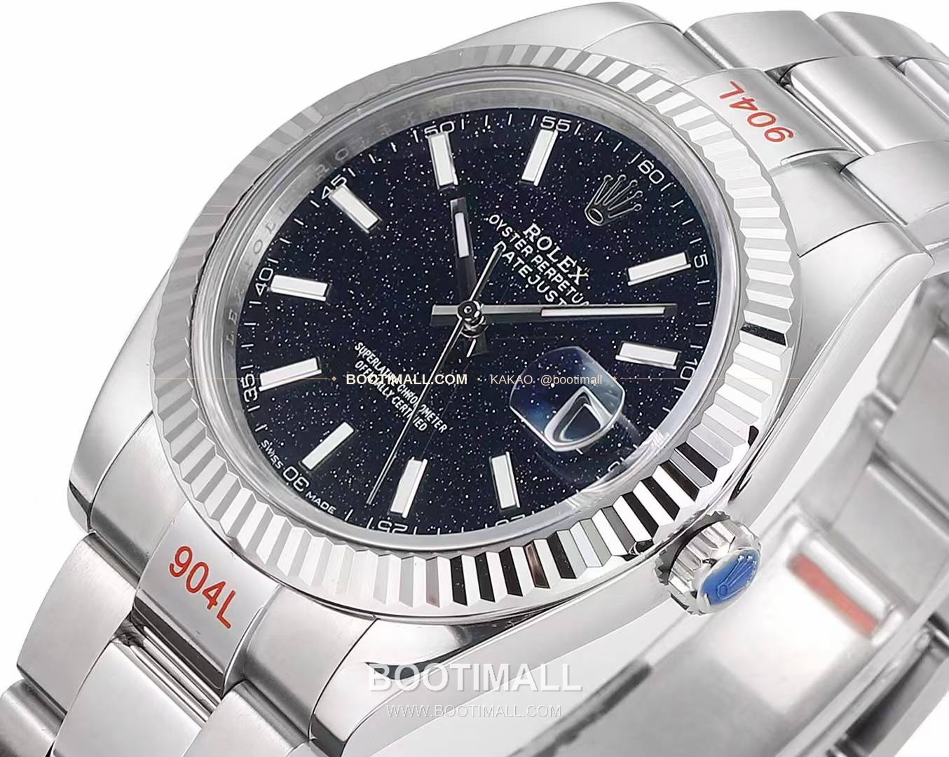 롤렉스 데이트저스트 904L스틸 천연보석다이얼 오토매틱 Rolex Datejust 904L Steel Natural Stone Dial Automatic 41mm 5