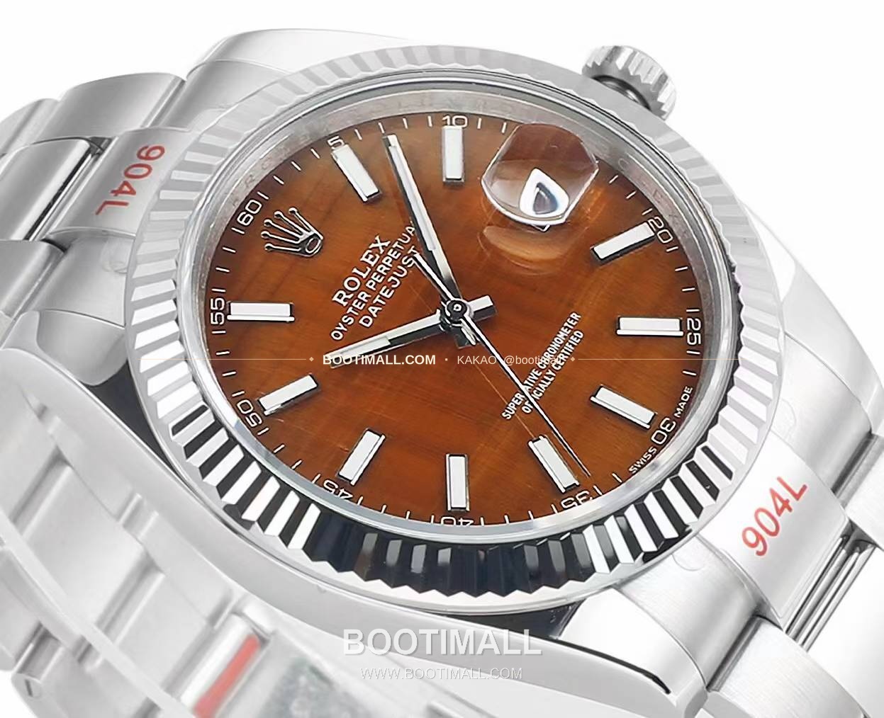 롤렉스 데이트저스트 904L스틸 천연보석다이얼 오토매틱 Rolex Datejust 904L Steel Natural Stone Dial Automatic 41mm 5