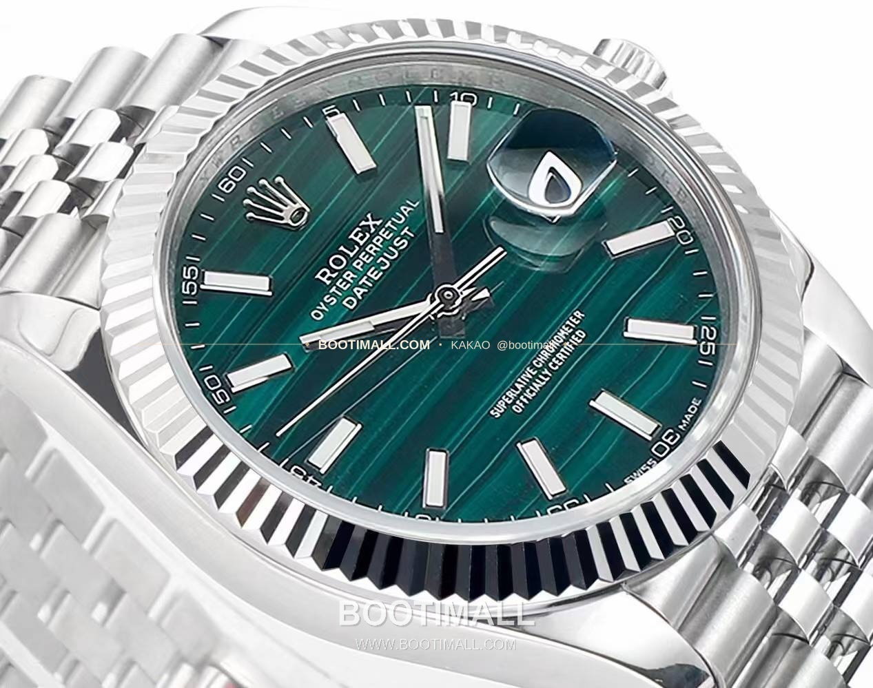 롤렉스 데이트저스트 904L스틸 천연보석다이얼 오토매틱 Rolex Datejust 904L Steel Natural Stone Dial Automatic 41mm 5