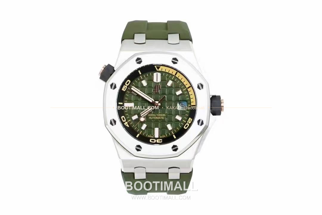 오데마피게 로열오크 오프쇼어 다이버 15720 스틸 블랙다이얼 오토매틱 Audemars Piguet Royal Oak Offshore Diver 15720 Steel Black Dial Automatic 42mm 1