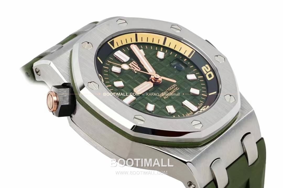 오데마피게 로열오크 오프쇼어 다이버 15720 스틸 블랙다이얼 오토매틱 Audemars Piguet Royal Oak Offshore Diver 15720 Steel Black Dial Automatic 42mm 3