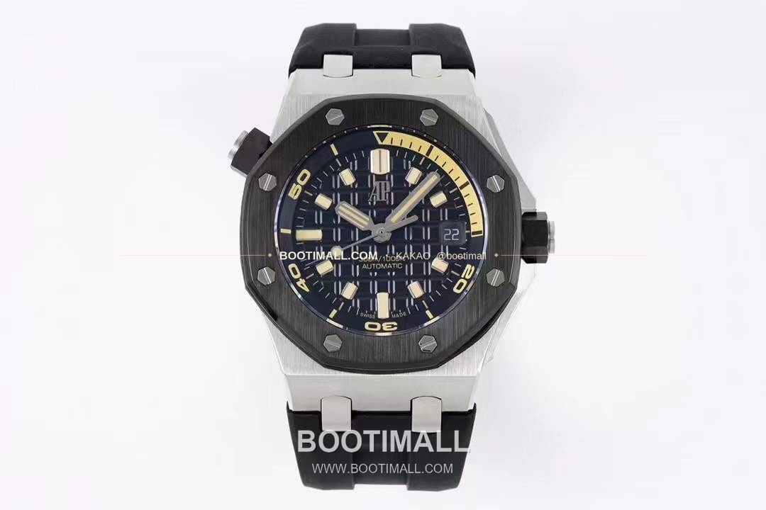 오데마피게 로열오크 오프쇼어 다이버 15720 스틸 블랙다이얼 오토매틱 Audemars Piguet Royal Oak Offshore Diver 15720 Steel Black Dial Automatic 42mm 1