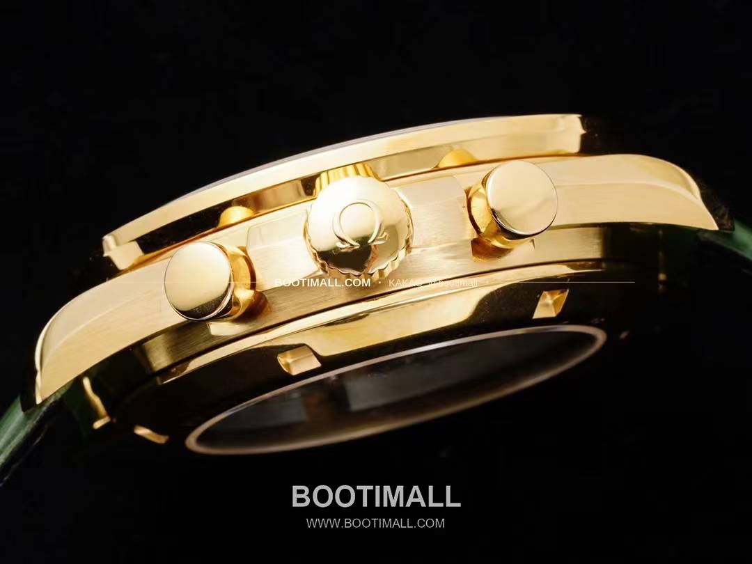 오메가 스피드마스터 문워치 그린 골드 크로노그래프 오토매틱 Omega Speedmaster Moonwatch Green Gold Chronograph Automatic 42mm 6