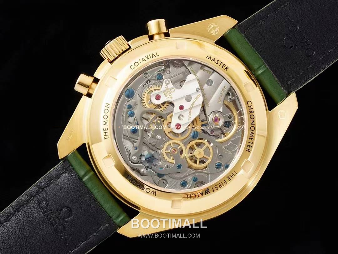 오메가 스피드마스터 문워치 그린 골드 크로노그래프 오토매틱 Omega Speedmaster Moonwatch Green Gold Chronograph Automatic 42mm 8