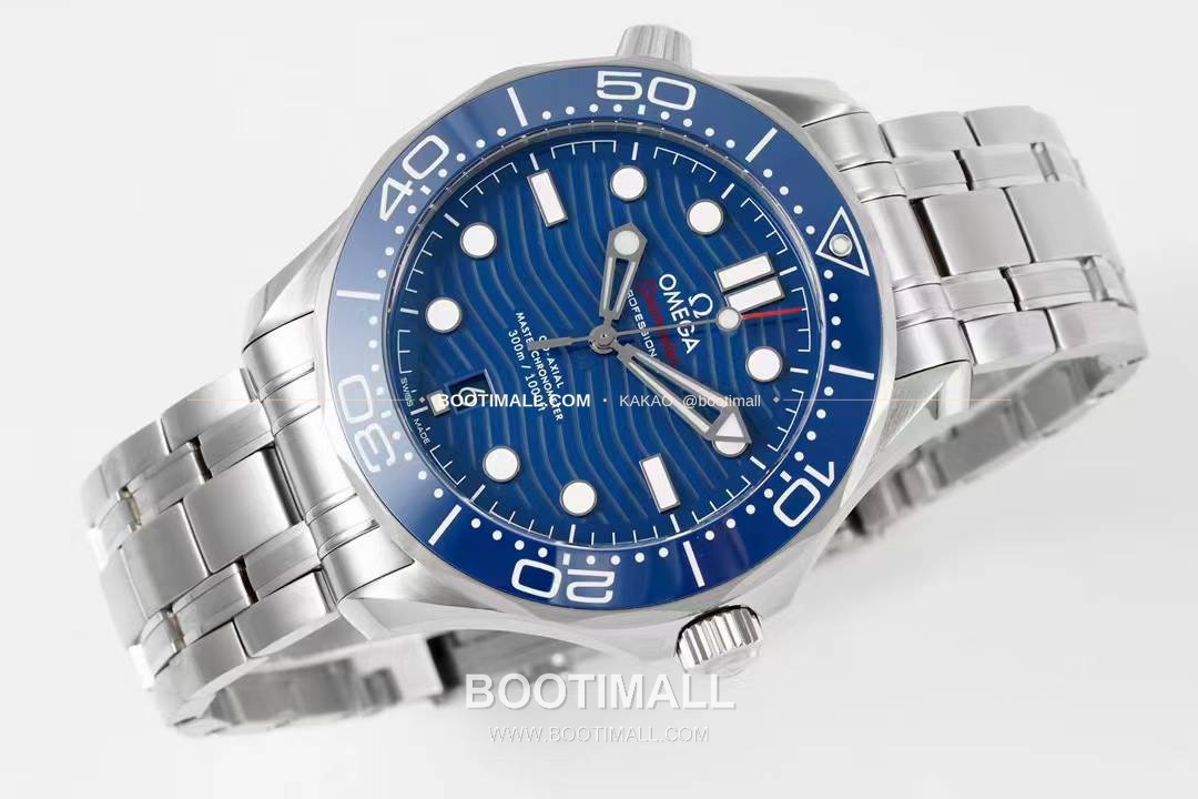오메가 씨마스터 다이버 300M 블랙 세라믹 웨이브 다이얼 오토매틱 Omega Seamaster Diver 300M Black Ceramic Wave Dial Automatic 42mm 6