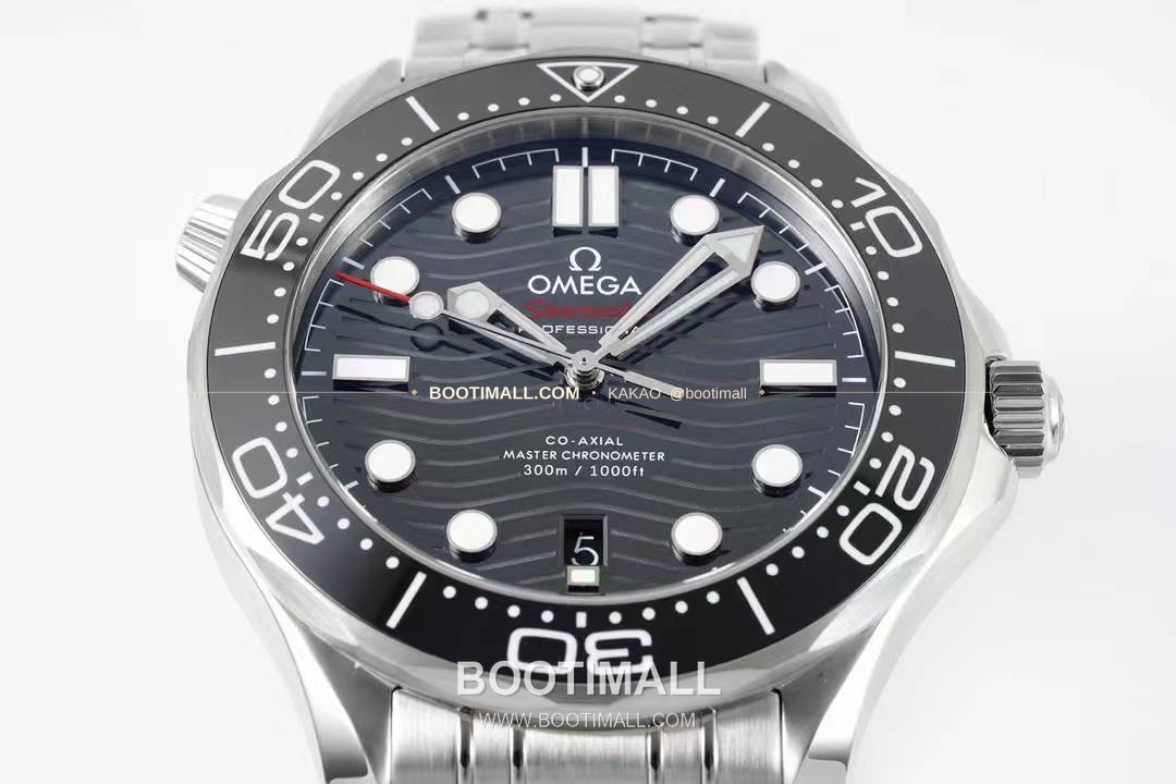오메가 씨마스터 다이버 300M 블랙 세라믹 웨이브 다이얼 오토매틱 Omega Seamaster Diver 300M Black Ceramic Wave Dial Automatic 42mm 3