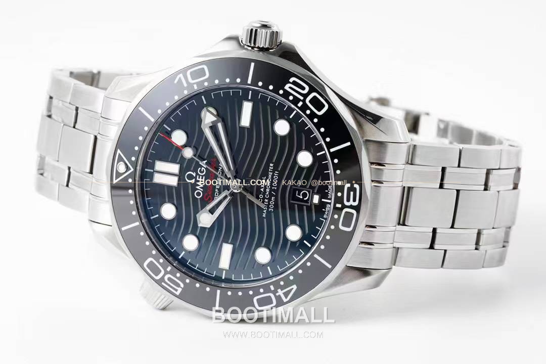 오메가 씨마스터 다이버 300M 블랙 세라믹 웨이브 다이얼 오토매틱 Omega Seamaster Diver 300M Black Ceramic Wave Dial Automatic 42mm 7