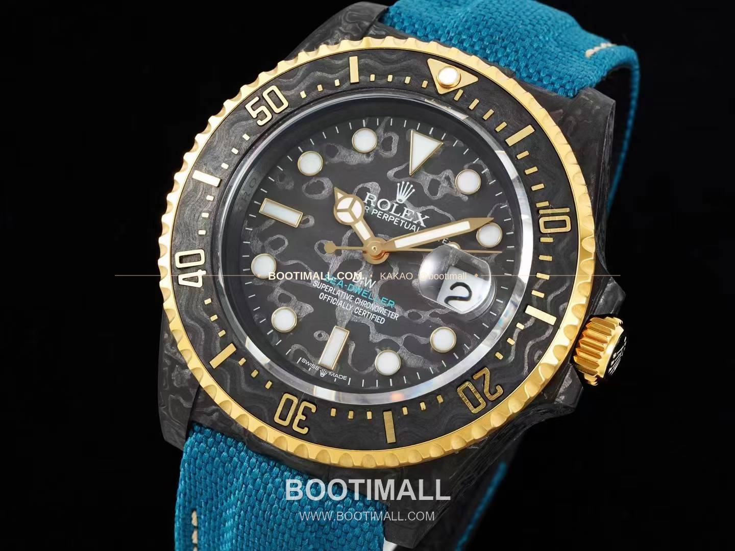 롤렉스 씨드웰러 DiW 카본파이버 블랙다이얼 오토매틱 Rolex Sea-Dweller DiW Carbon Fiber Black Dial Automatic 43mm 2