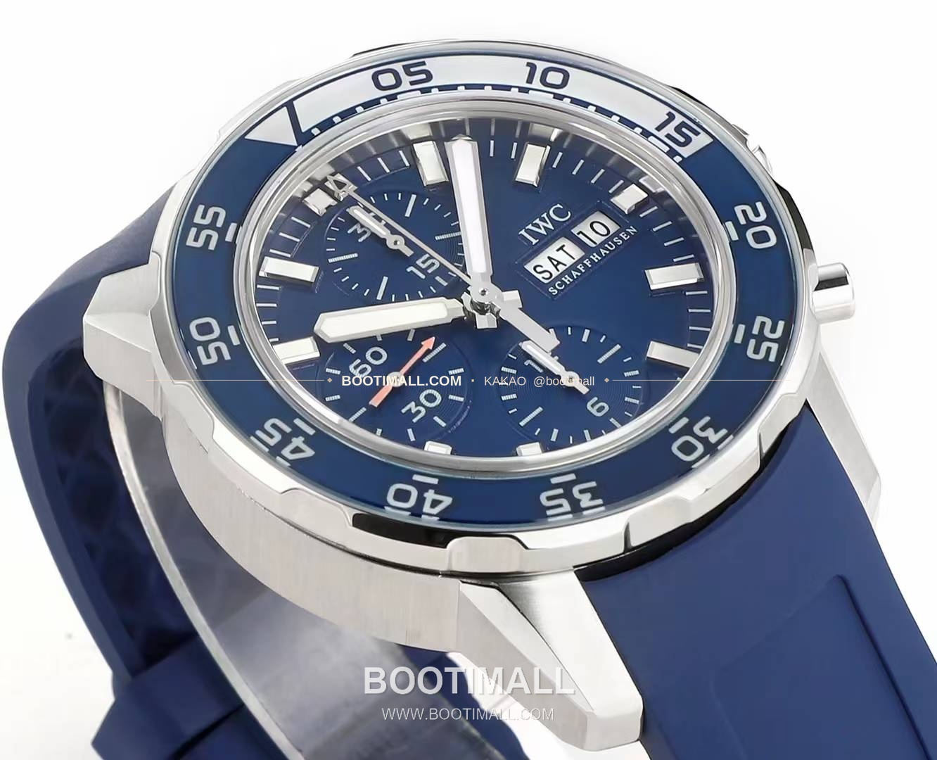 IWC 아쿠아타이머 크로노그래프 루미너스 베젤 블랙다이얼 오토매틱 IWC Aquatimer Chronograph Luminous Bezel Black Dial Automatic 44mm 6