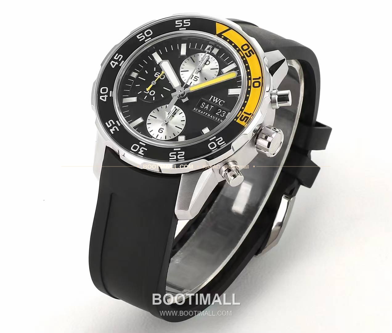 IWC 아쿠아타이머 크로노그래프 루미너스 베젤 블랙다이얼 오토매틱 IWC Aquatimer Chronograph Luminous Bezel Black Dial Automatic 44mm 2