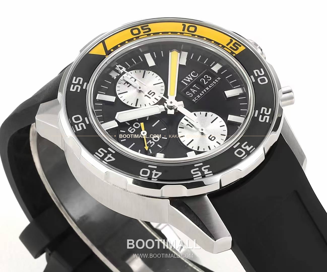 IWC 아쿠아타이머 크로노그래프 루미너스 베젤 블랙다이얼 오토매틱 IWC Aquatimer Chronograph Luminous Bezel Black Dial Automatic 44mm 4