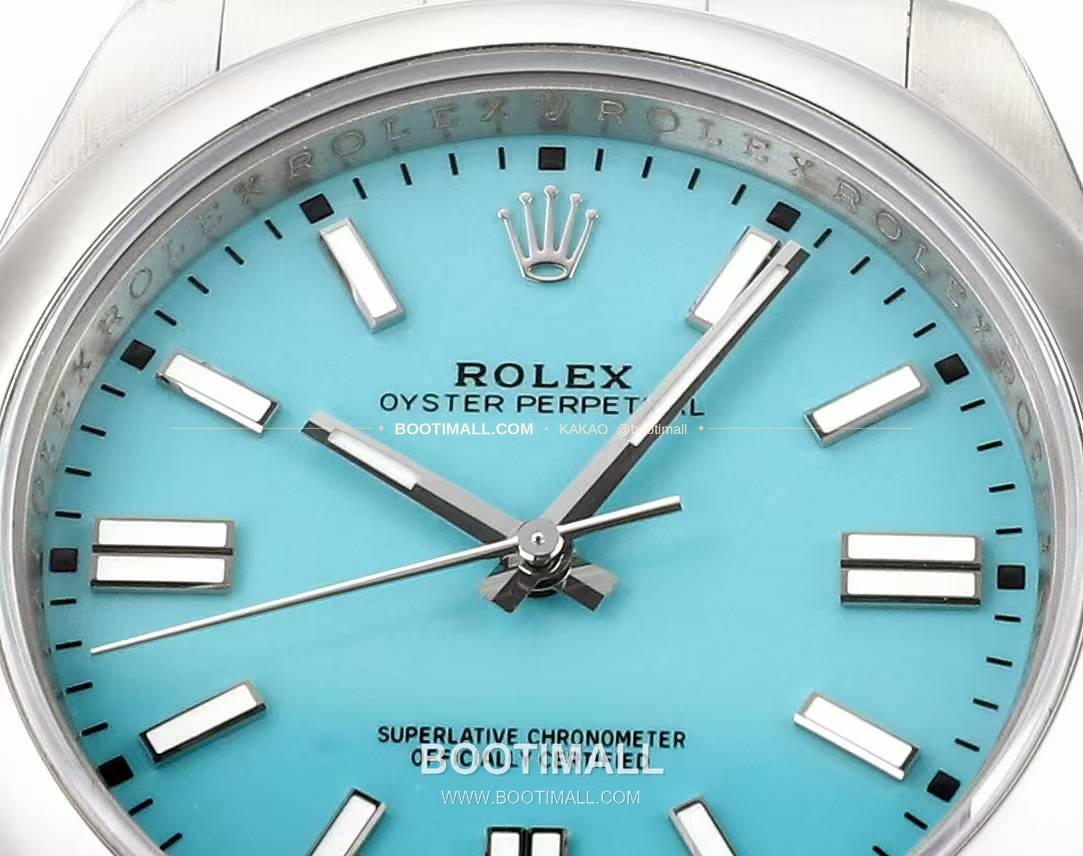 롤렉스 오이스터 퍼페츄얼 41 컬러 다이얼 오토매틱 Rolex Oyster Perpetual 41 Color Dial Automatic 41mm 4