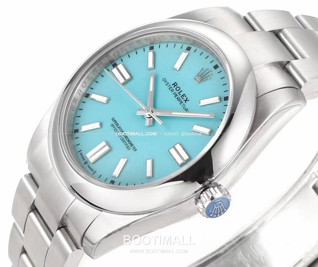롤렉스 오이스터 퍼페츄얼 41 컬러 다이얼 오토매틱 Rolex Oyster Perpetual 41 Color Dial Automatic 41mm 5