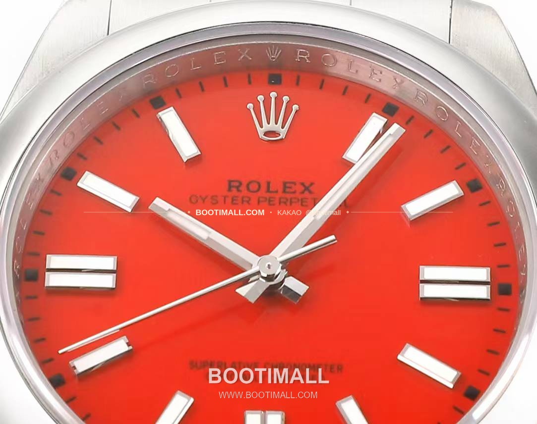 롤렉스 오이스터 퍼페츄얼 41 컬러 다이얼 오토매틱 Rolex Oyster Perpetual 41 Color Dial Automatic 41mm 4