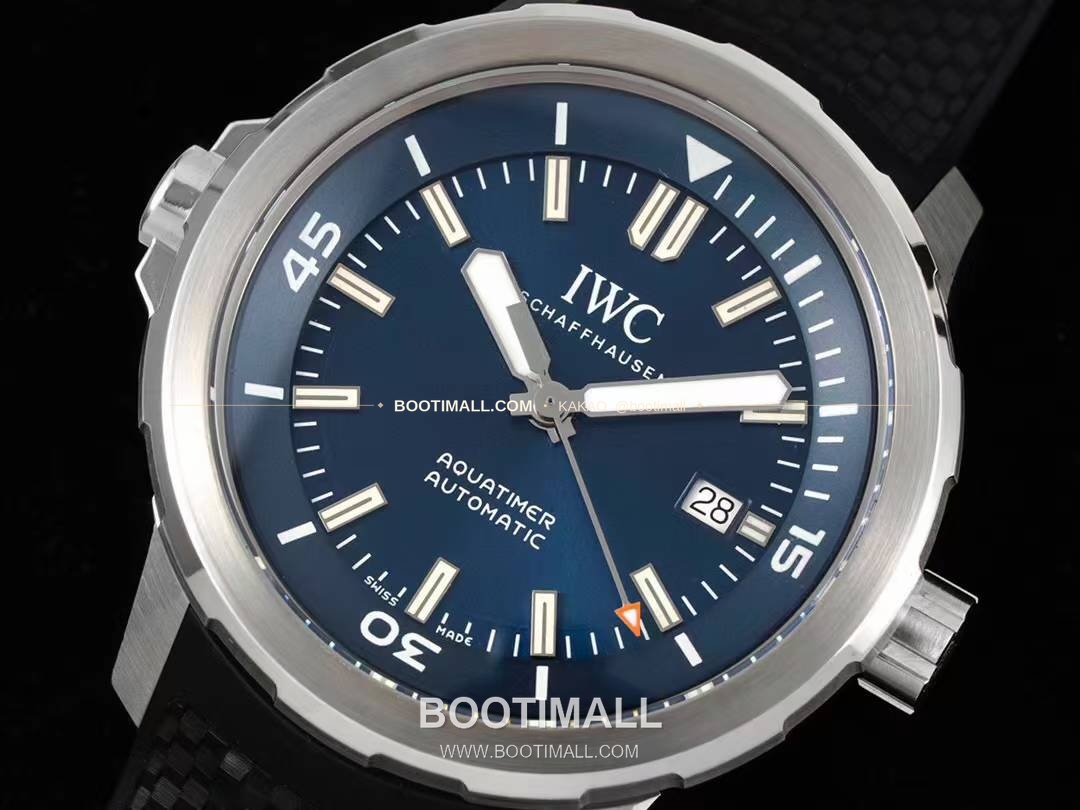IWC 아쿠아타이머 쿠스토 스페셜 블루 다이얼 다이버 오토매틱 IWC Aquatimer Cousteau Special Edition Blue Dial Diver Automatic 44mm 2